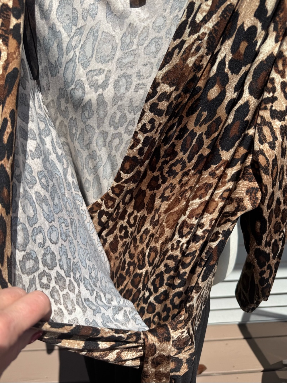 Roz & Ali Leopard Print Jumpsuit - Picture 5 of 6